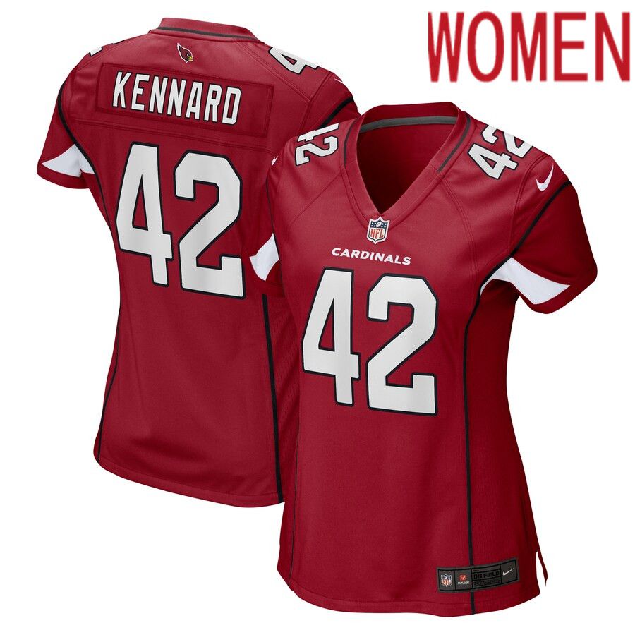 Women Arizona Cardinals 42 Devon Kennard Nike Cardinal Game NFL Jersey